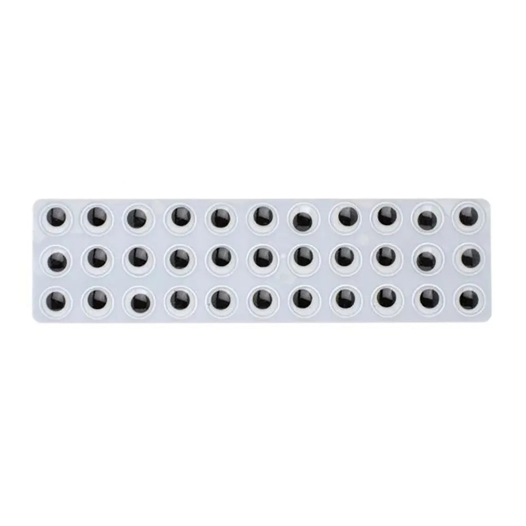 Mobile Eyes Round 15mm 23pcs Self Adhesive