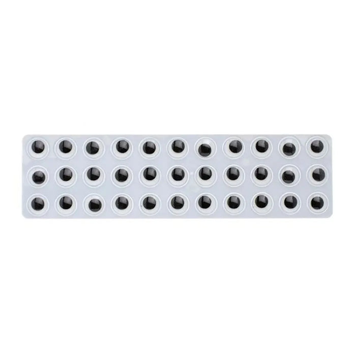 Mobile Eyes Round 15mm 23pcs Self Adhesive