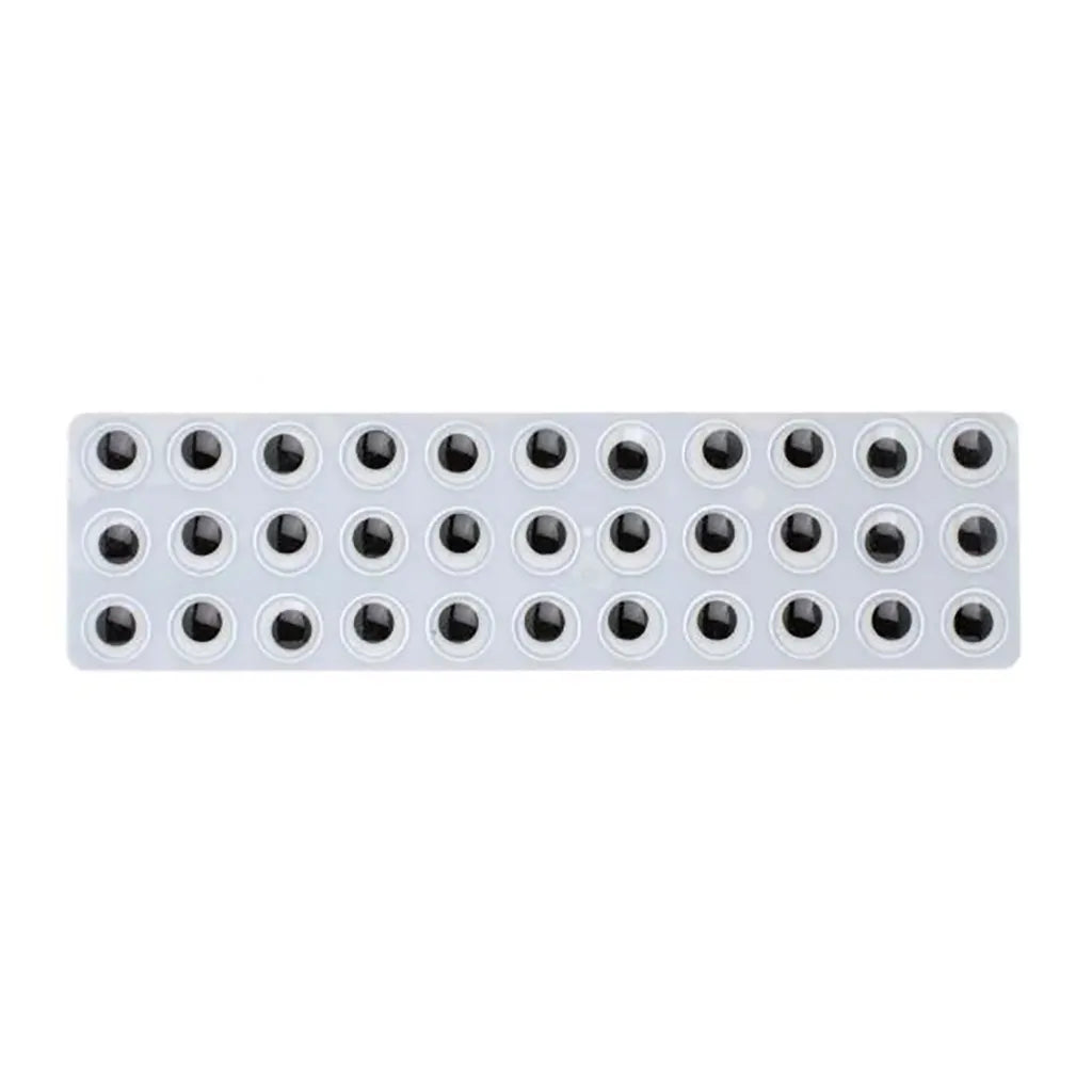 Mobile Eyes Round 18mm 14pcs Self Adhesive