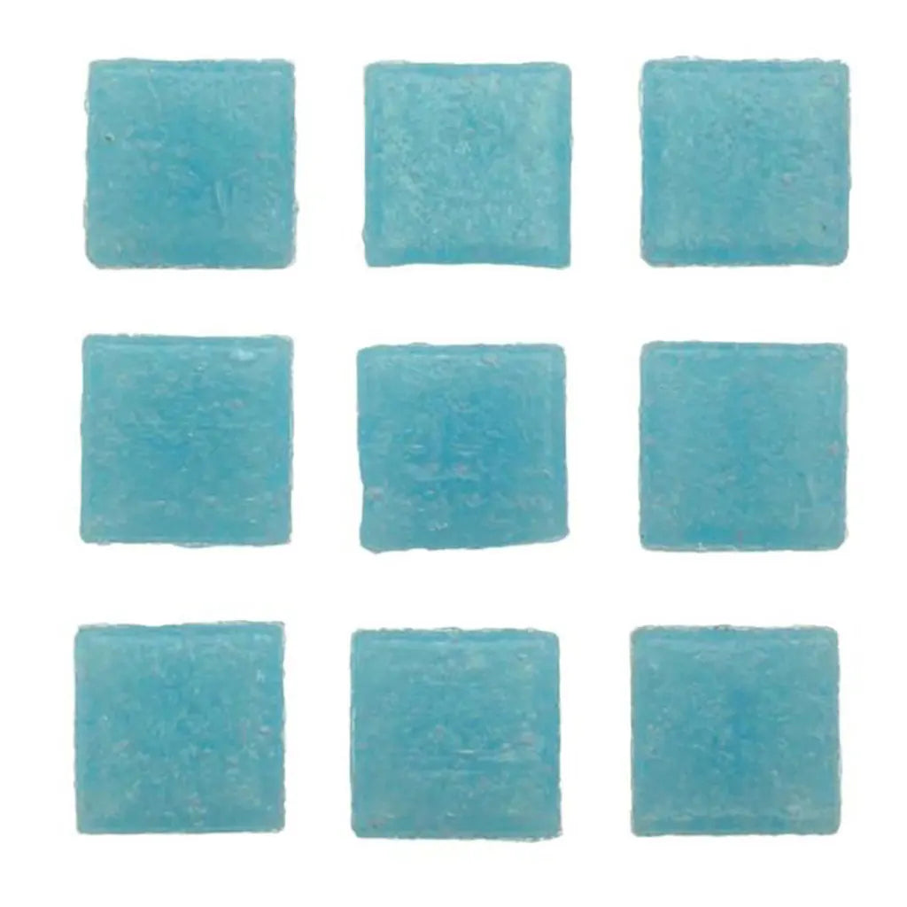 Mosaic Tiles 10x10mm 100g, Light Blue
