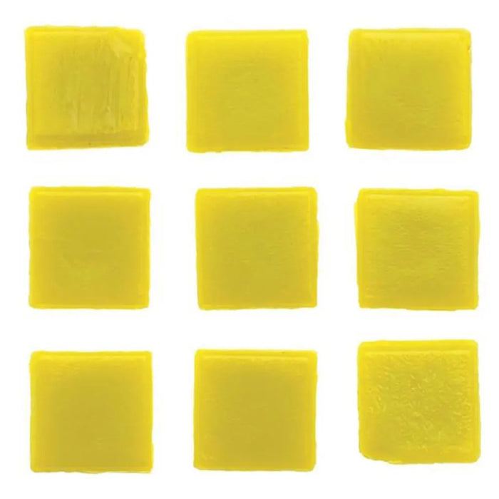 Mosaic Tiles 10x10mm 100g, Yellow