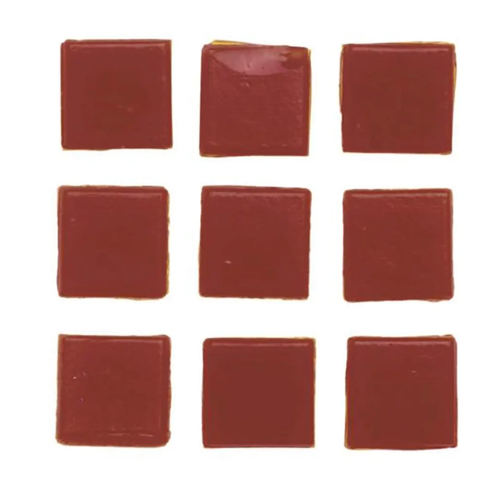 Mosaic Tiles 10x10mm 100g, Drak Red