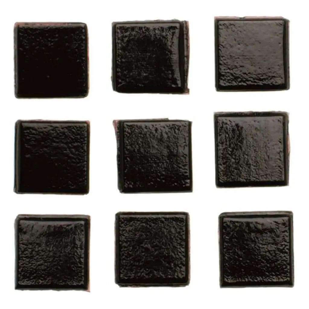 Mosaic Tiles 20x20mm 100g, Black