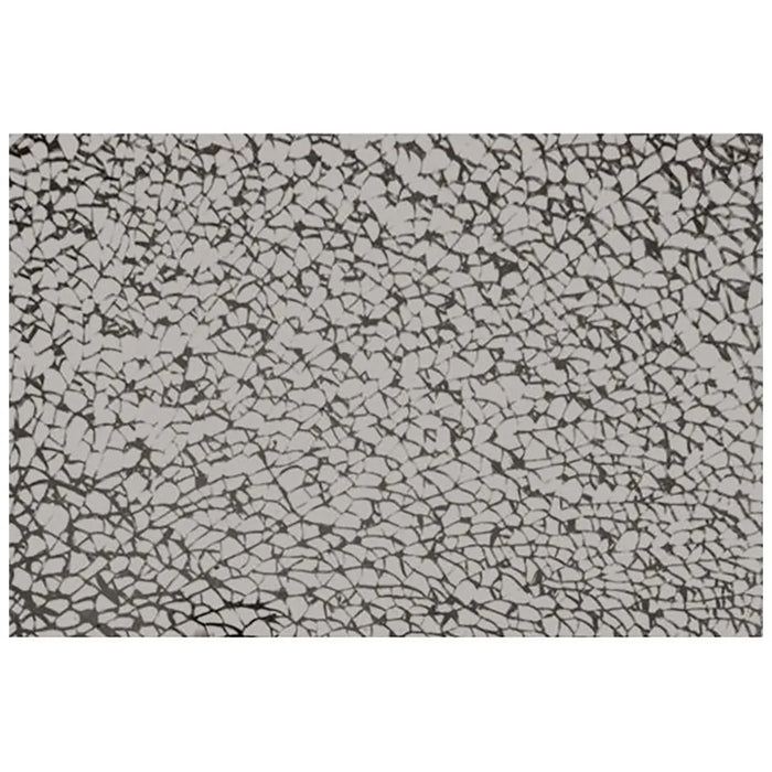 Crackle Mosaic Sheet 15x20cm, Transparent Crystal Grey