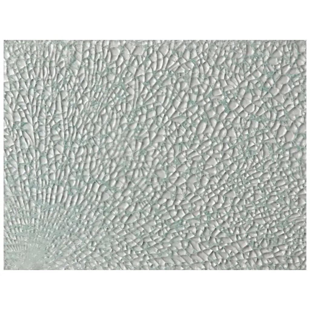 Crackle Mosaic Sheet 15x20cm, Crystal Clear