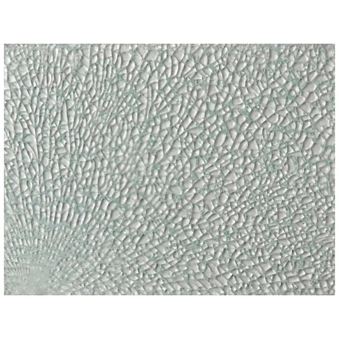 Crackle Mosaic Sheet 15x20cm, Crystal Clear