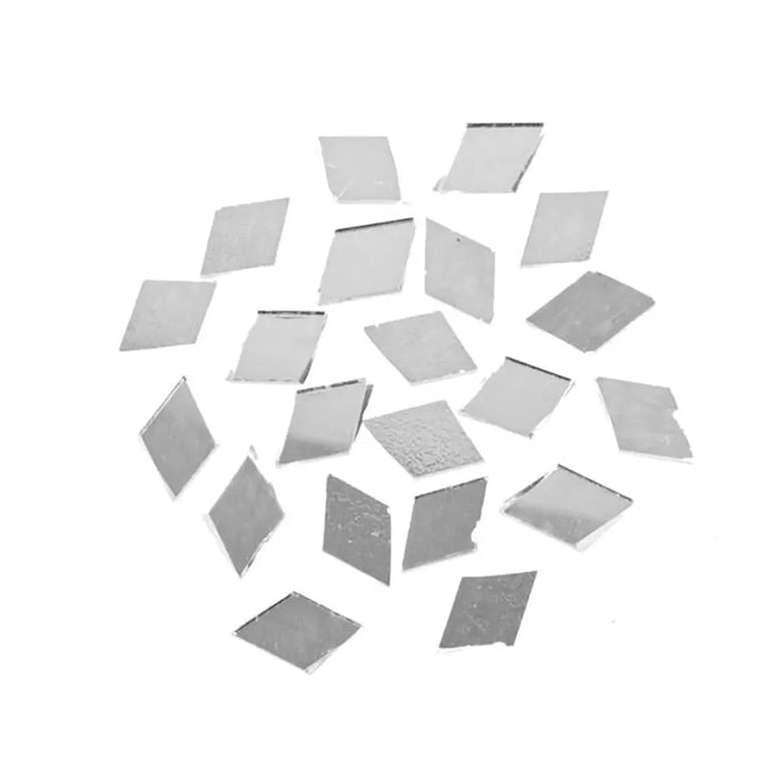Rhomb Mirror Mosaic in Blister Box 15x10x2mm 100g