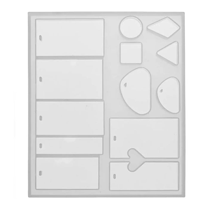 Silicone Mould 14.5x12cm Jewellery Pendant 13pcs