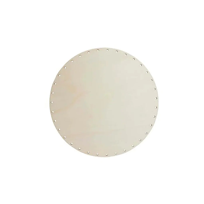 Wickerwork Bottom Round 15cm Poplar Wood