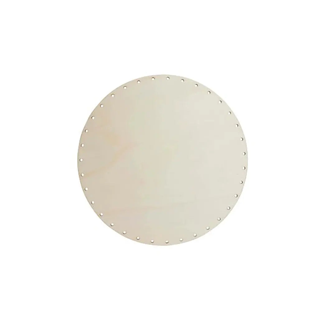 Wickerwork Bottom Round 15cm Poplar Wood