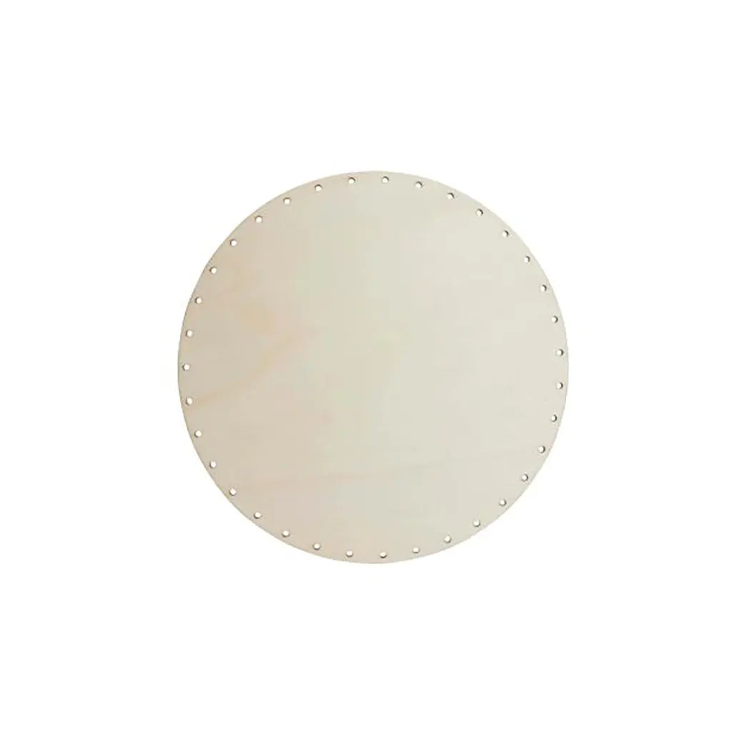 Wickerwork Bottom Round 20cm Poplar Wood