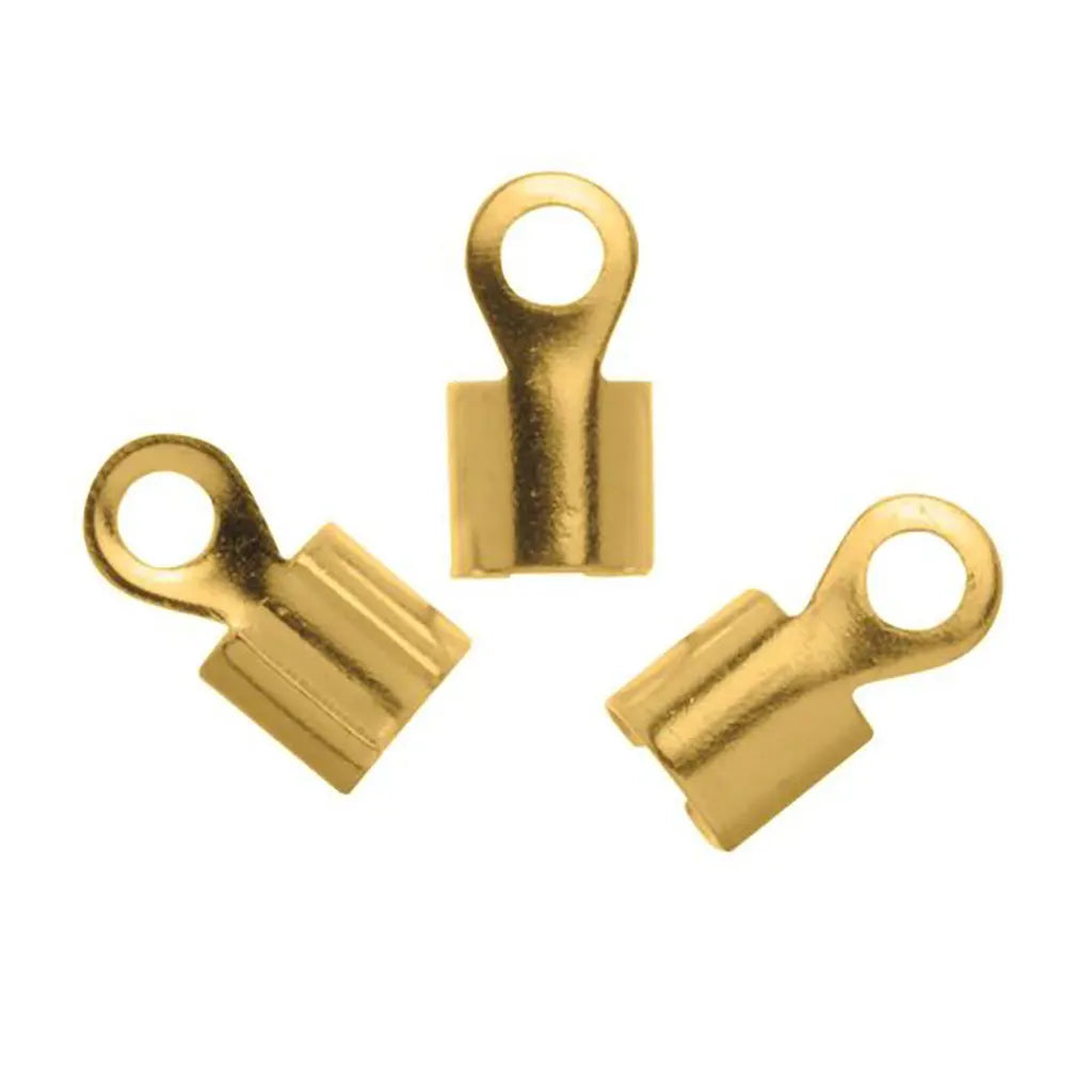 Jewelery Cap 20pcs 5X9.5mm Golden