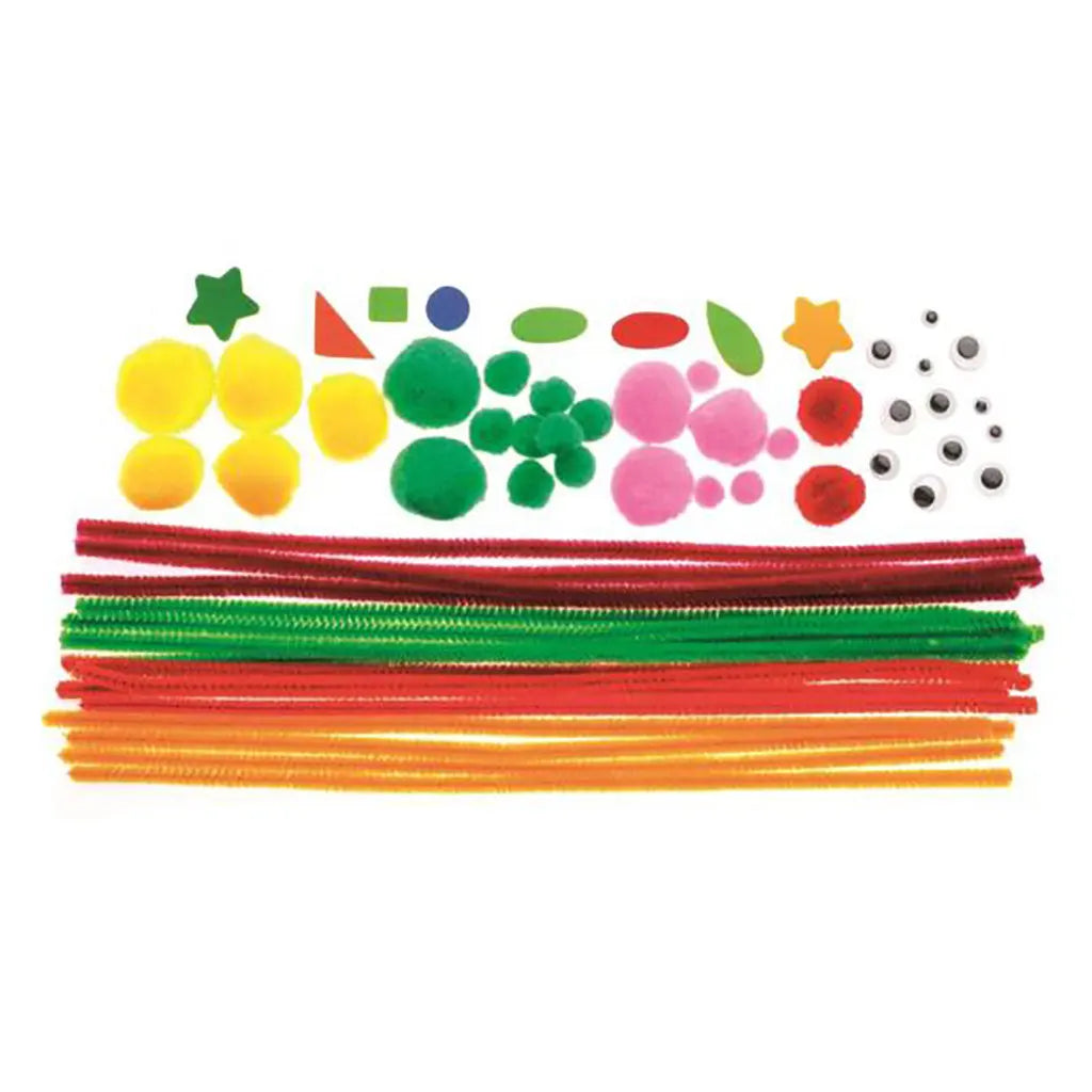 Pipe Cleaner+Pompon Mix