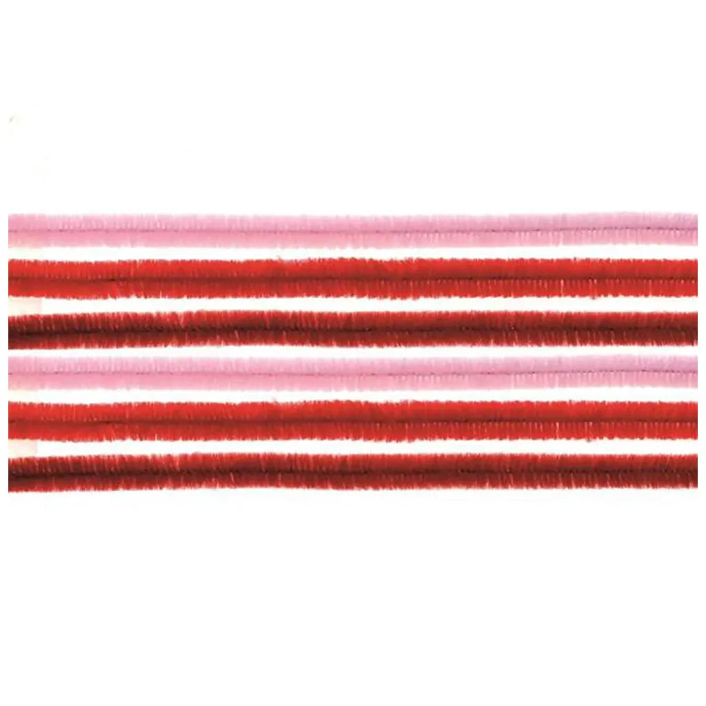 Pipe Cleaner Red Mix 50cm 10pcs