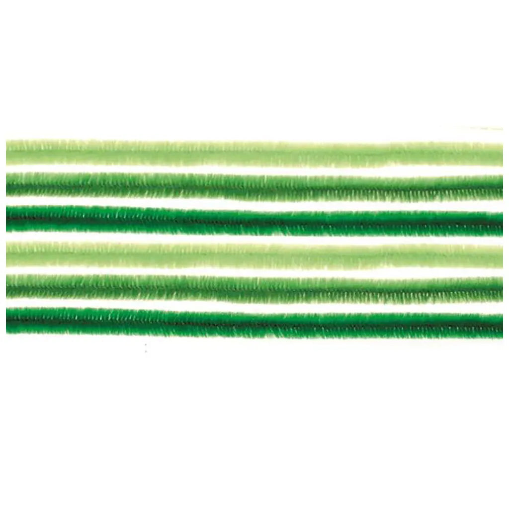 Pipe Cleaner Green Mix 50cm 10pcs