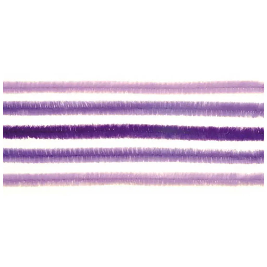 Pipe Cleaners Mix 10pcs 50cm Lilac Colours