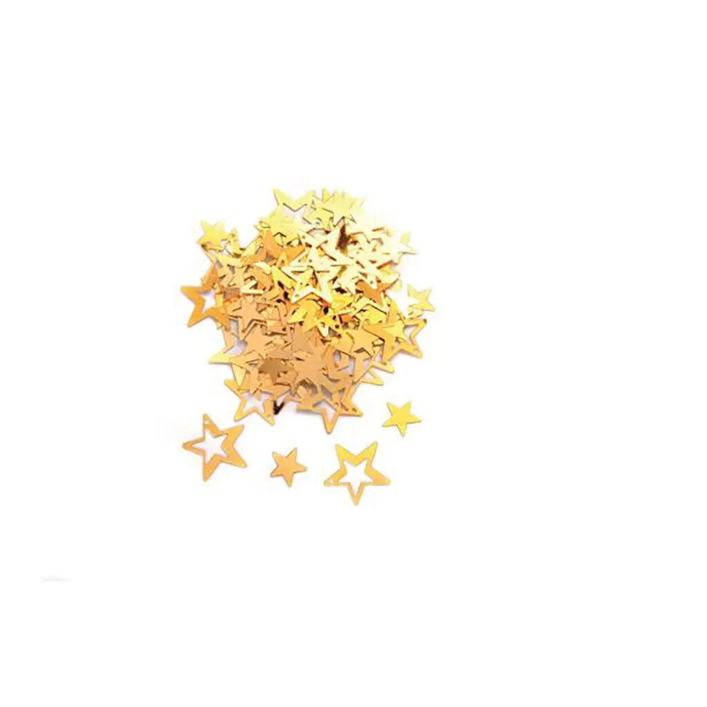 Decorations stars Gold 1-2cm app. 15g