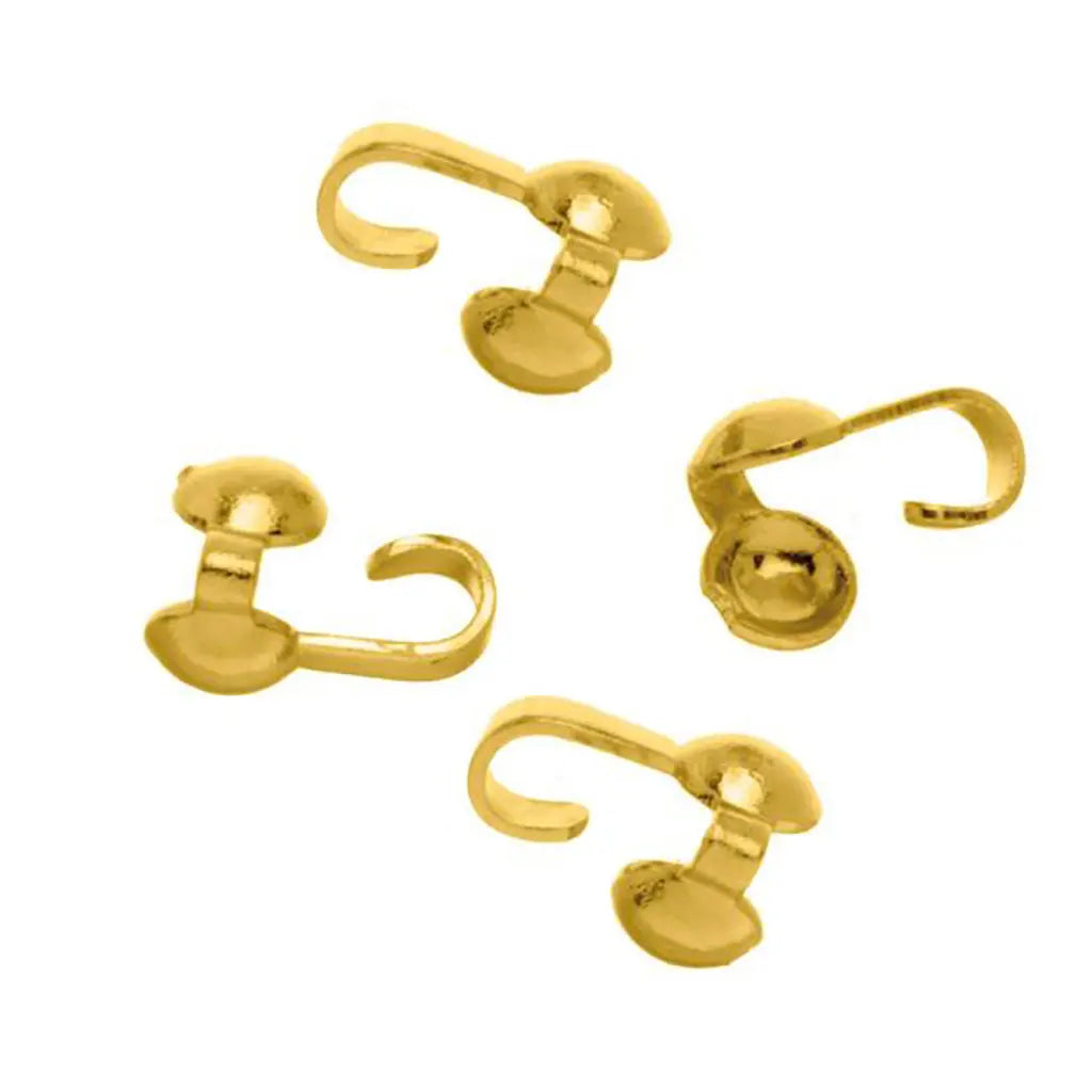 Crimp Calotte 5mm 4pcs Gold
