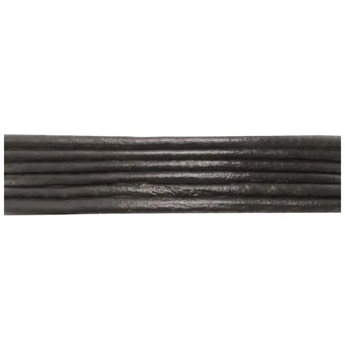 Leather Thong 2mm/1m, Black