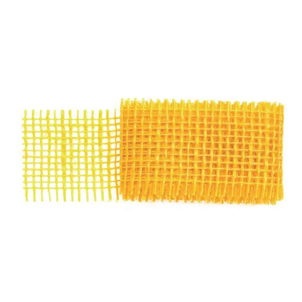 Jute Ribbon 40mm 1m, Yellow