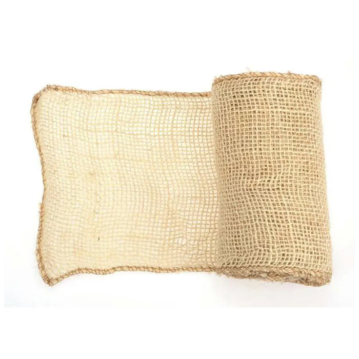 Jute Ribbon 15cm x 3m White Bleached