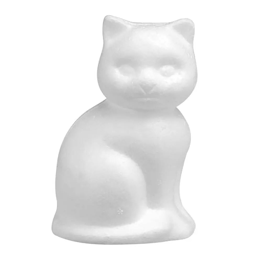 Polystyrene Cat, 13cm