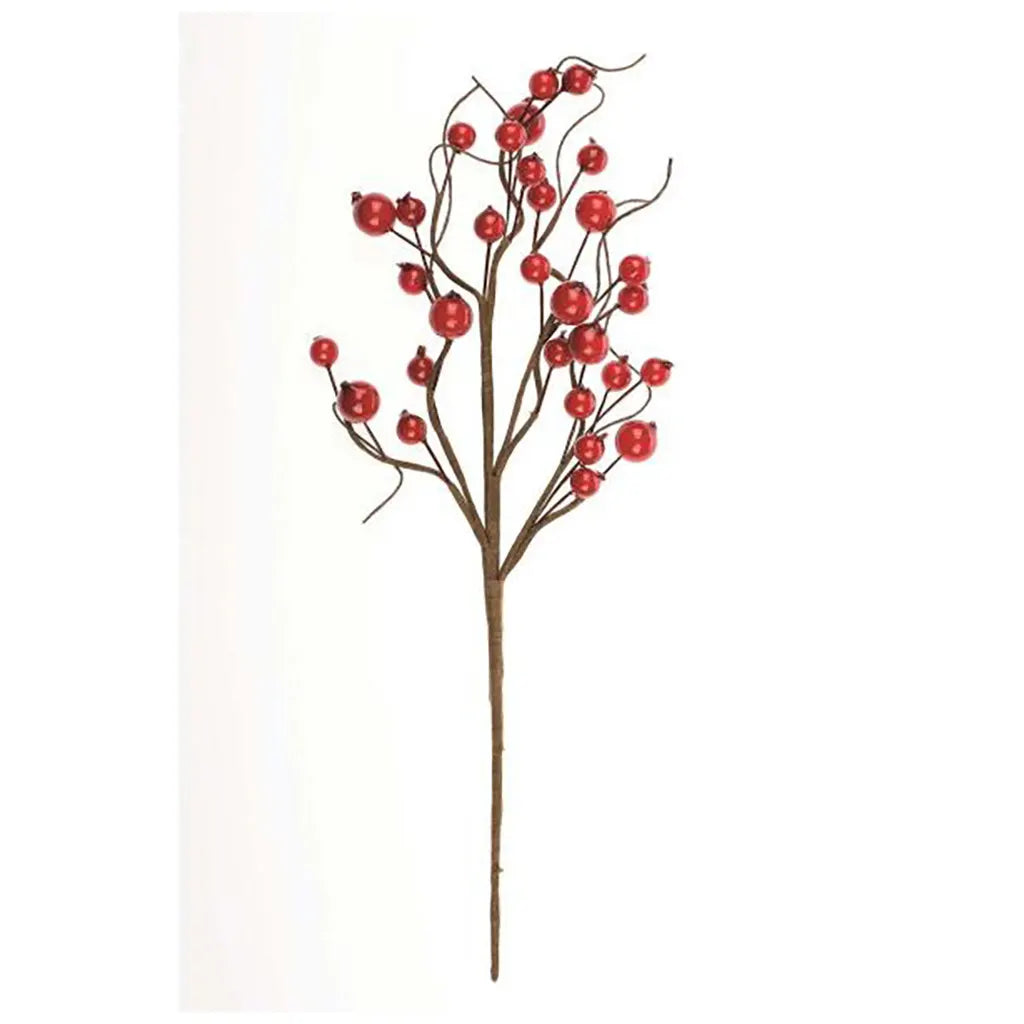 Deco Berry Branches Red/Brown