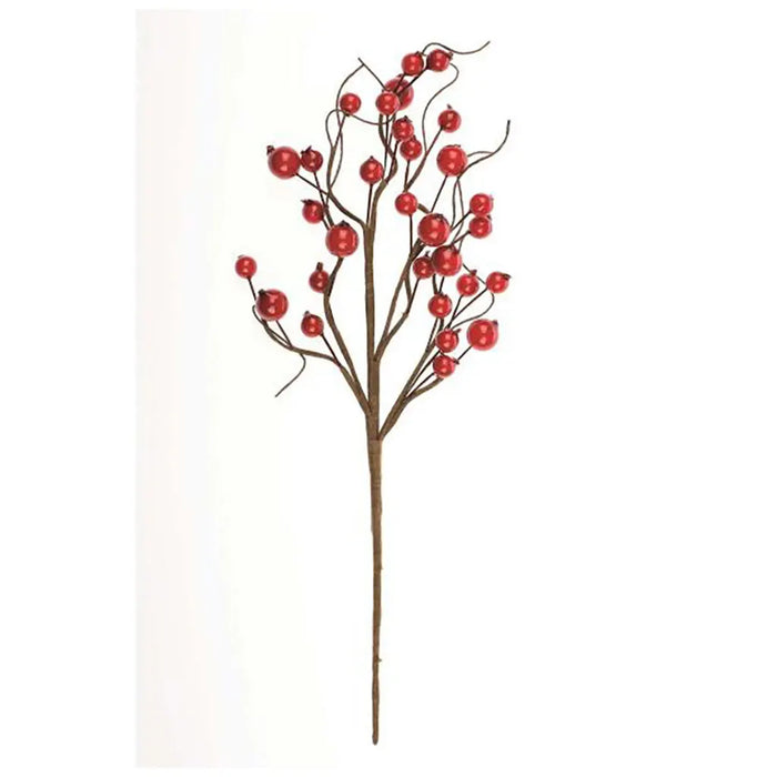 Deco Berry Branches Red/Brown