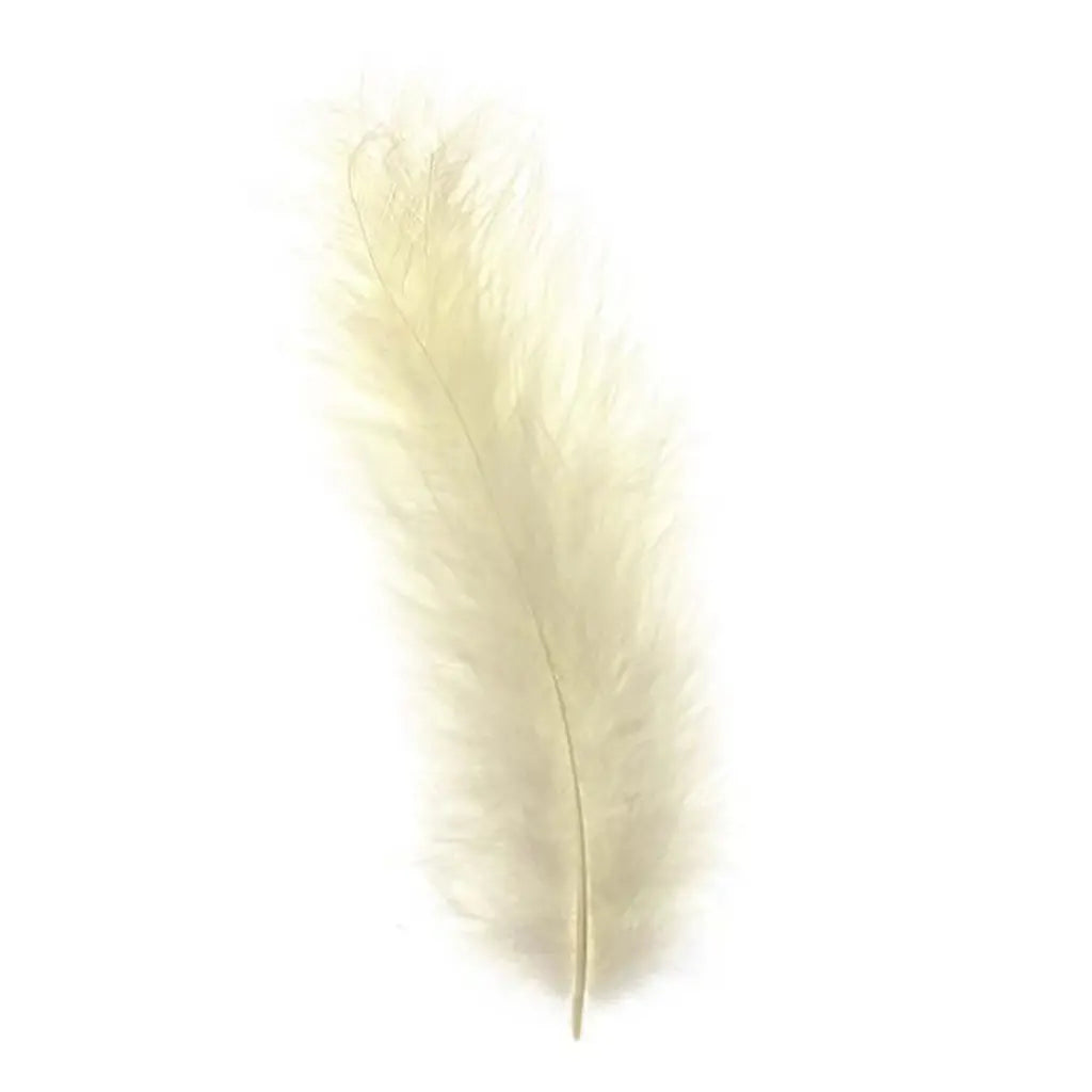 Marabou Feathers 15pcs, Cream