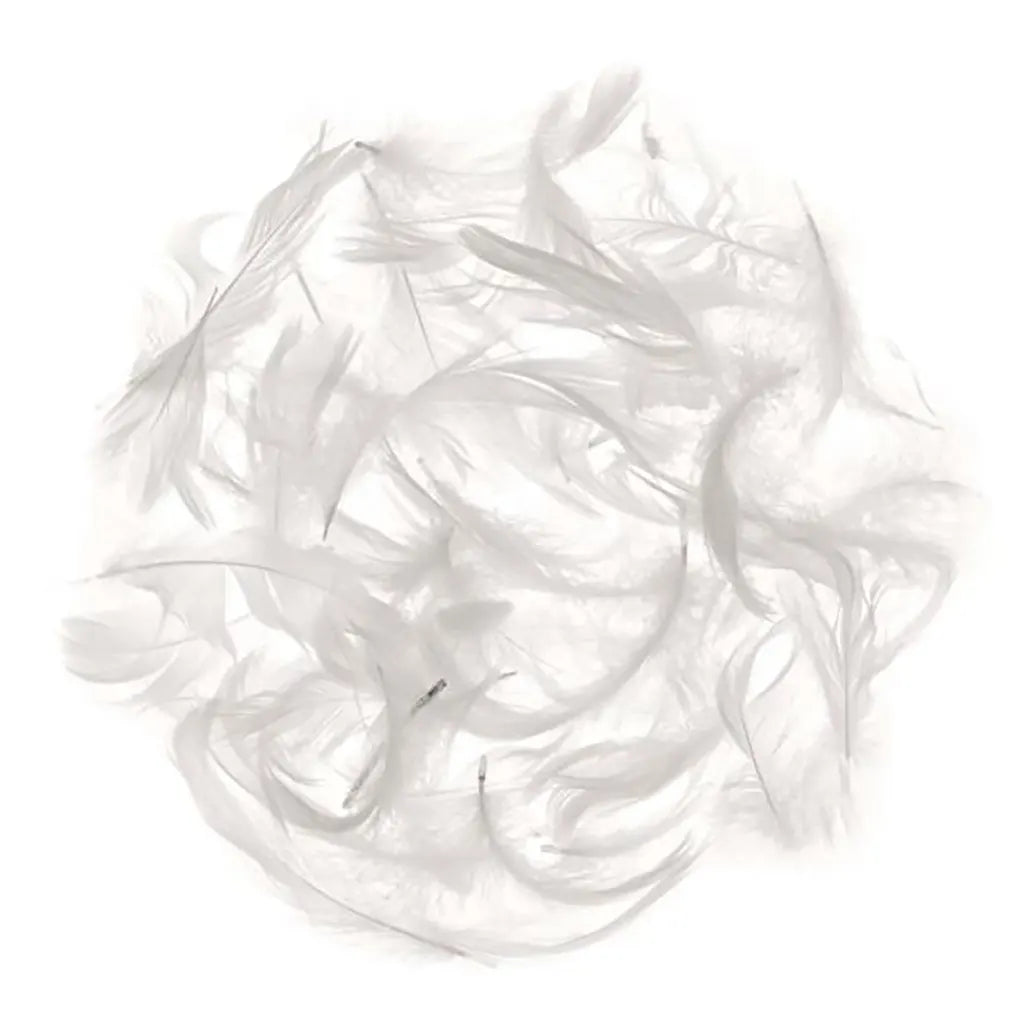 Marabou Feathers 10g, White