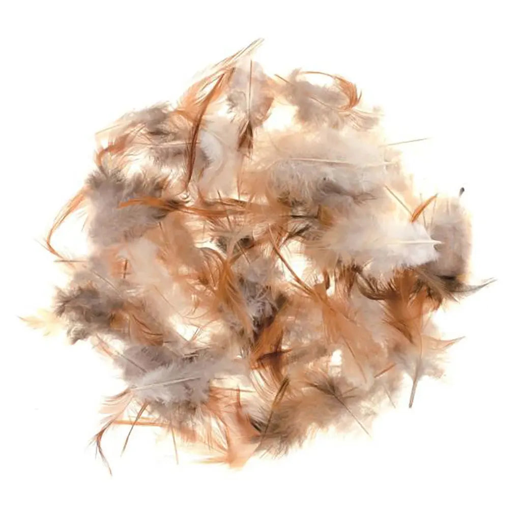 Marabou Feathers 10g, Natural Brown