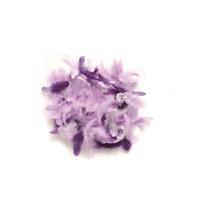 Deco Feathers Assorted 10G, Lilac