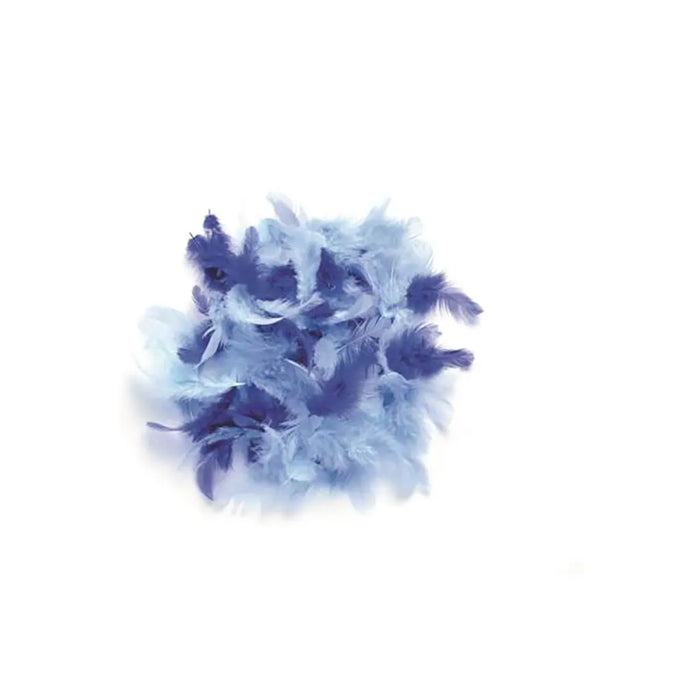Deco Feathers Assorted 10G, Blue
