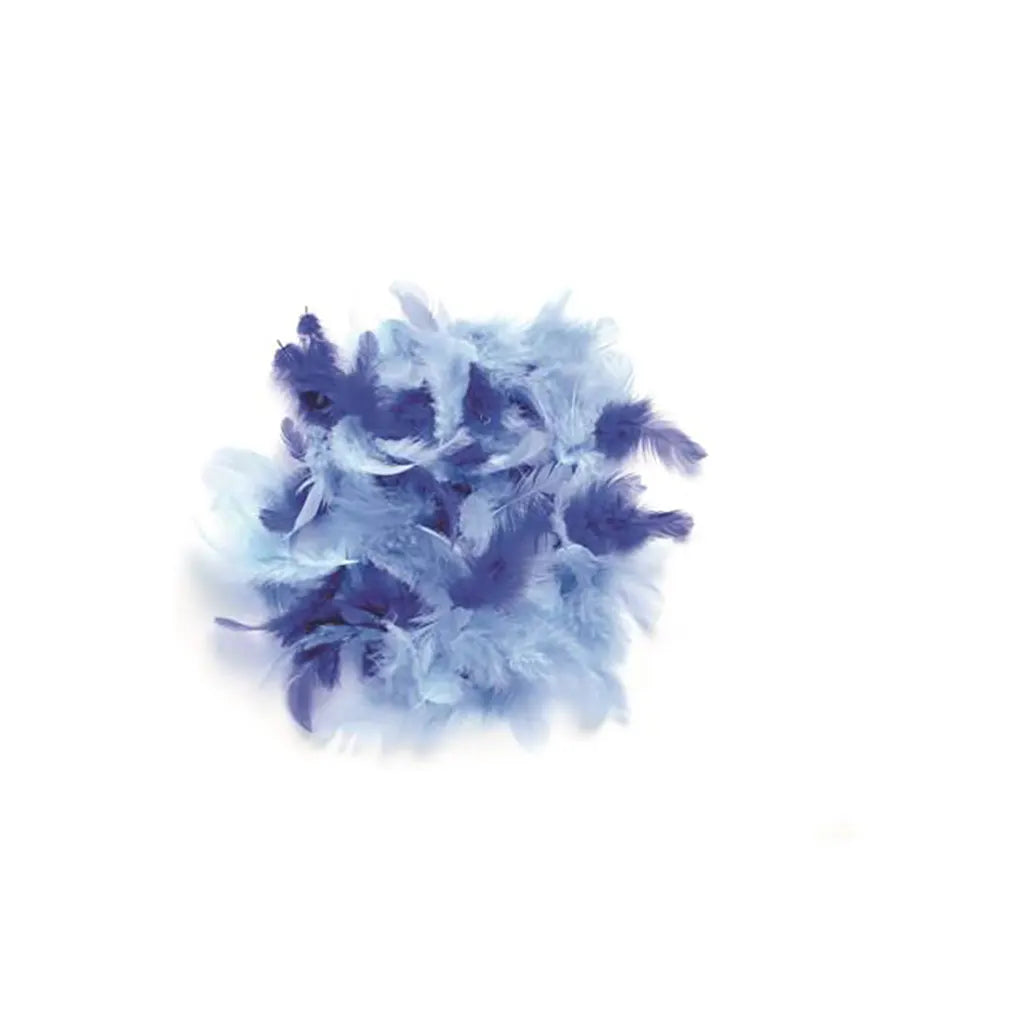 Deco Feathers Assorted 10G, Blue