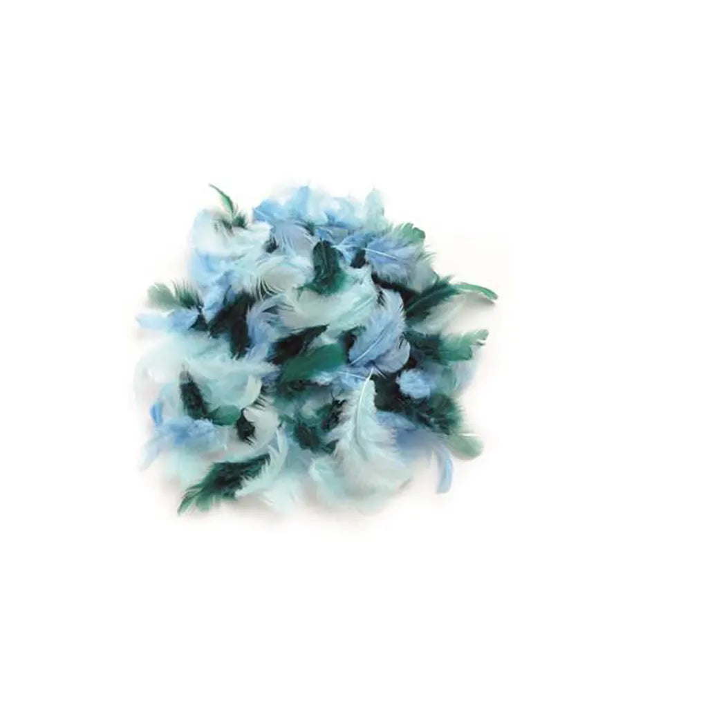 Deco Feathers Assorted 10G, Turquoise
