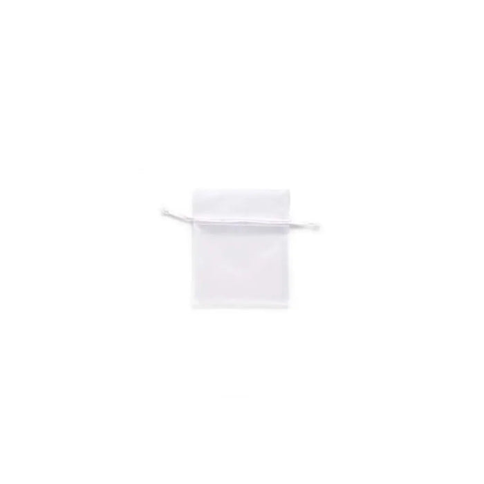 Organza Bag 10x12.5cm 5pcs, White
