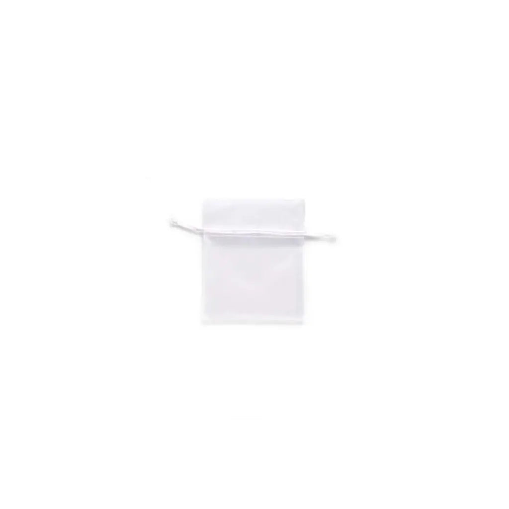 Organza Bag 10x12.5cm 5pcs, White