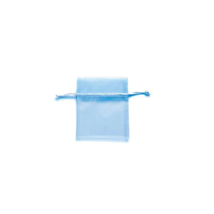 Organza Bag 12.5x16cm 4pcs, Light Blue
