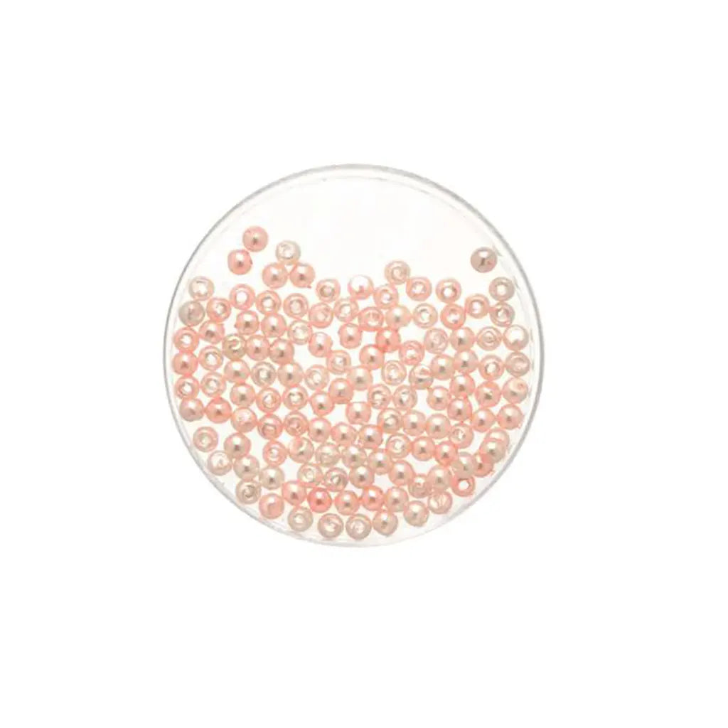 Wax Beads 4mm 100pcs, Light Pink