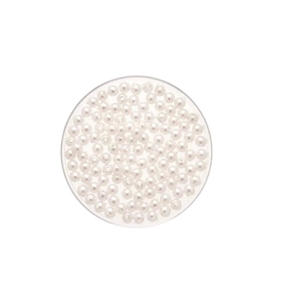 Wax Beads 4mm 100pcs, White