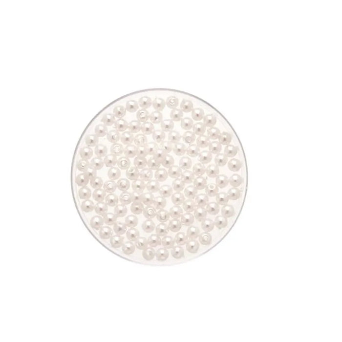 Wax Beads 4mm 100pcs, White