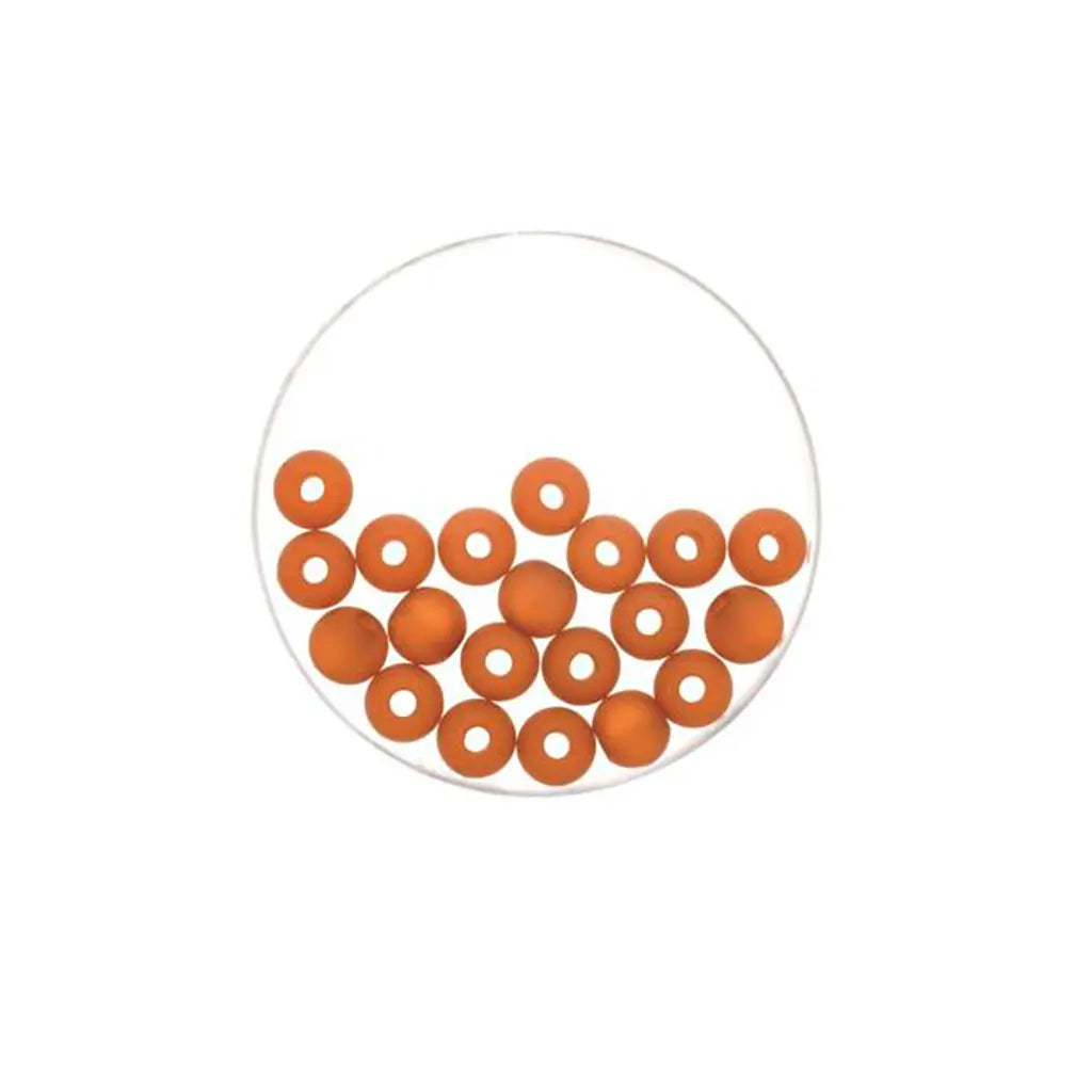 Bead 6mm Polaris Mat 20pcs, Light Beige