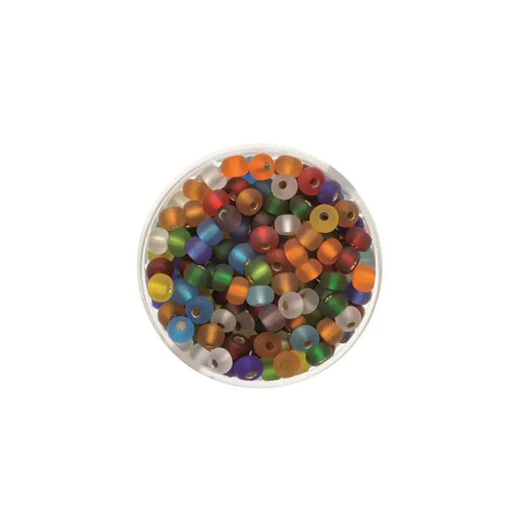 Rocaille 4.5mm 17g, Mix Mat Silver