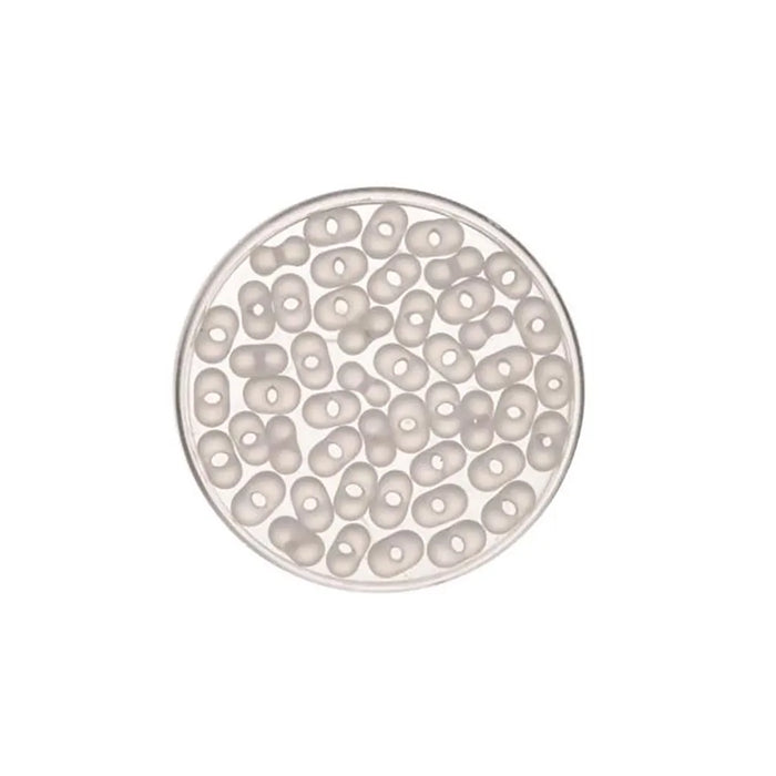 Rocaille Farfalle 3.2/6.5mm 17g, White Mat