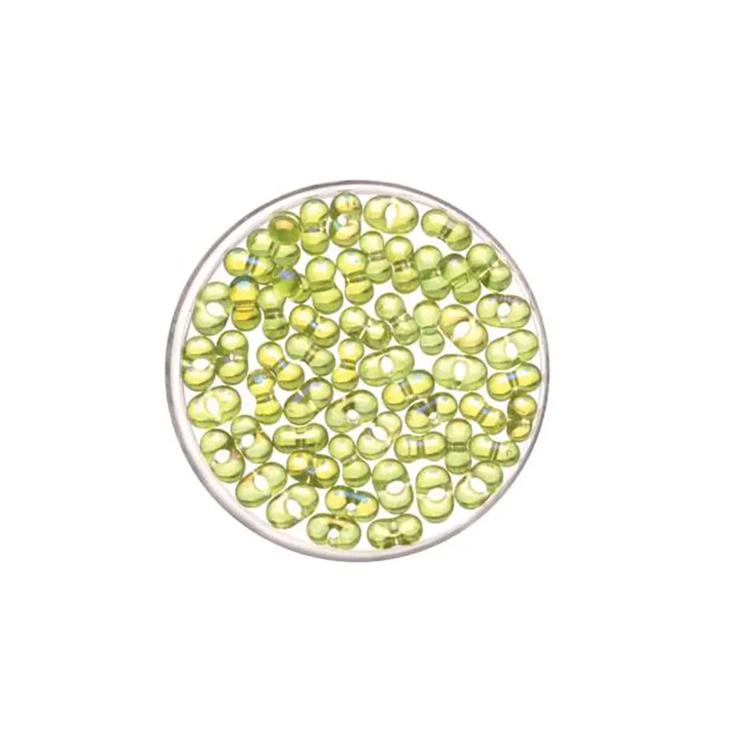 Rocaille Farfalle 6.5mm 17g, Light Green