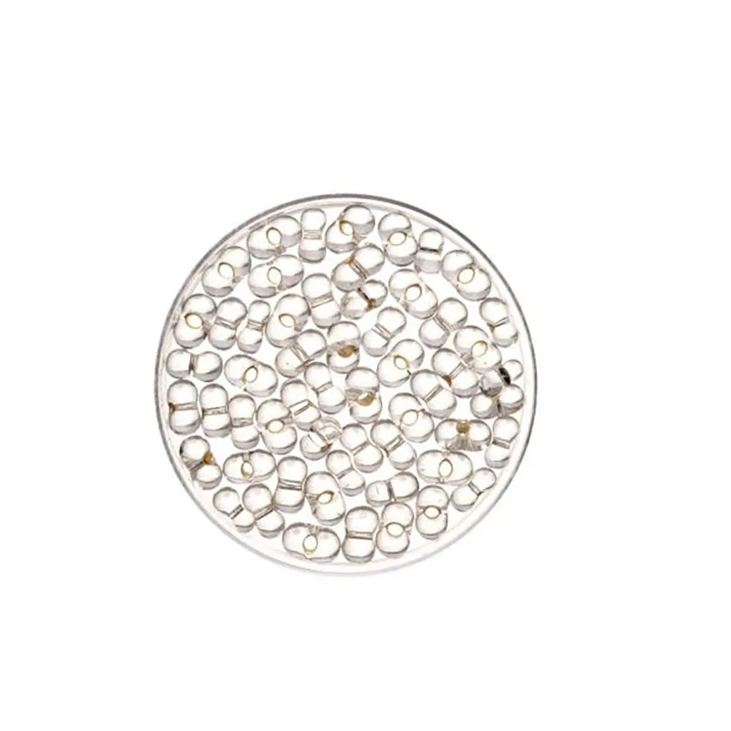 Rocaille Farfalle 6.5mm 17g, Crystal Silver