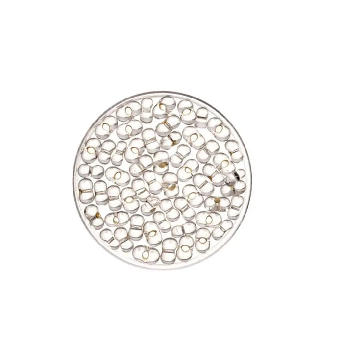 Rocaille Farfalle 6.5mm 17g, Crystal Silver