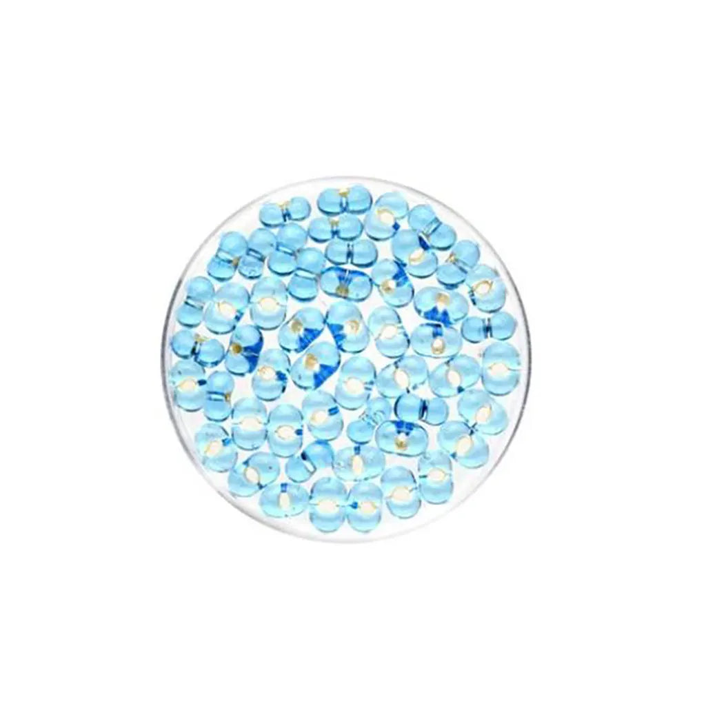 Rocaille Farfalle 6.5mm 17g, Light Blue Silver Lustre