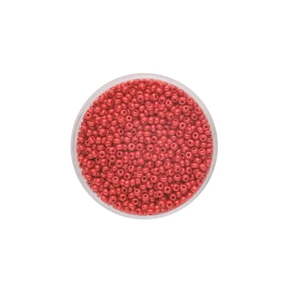 Rocaille 2.0mm Opaque 17g, Red