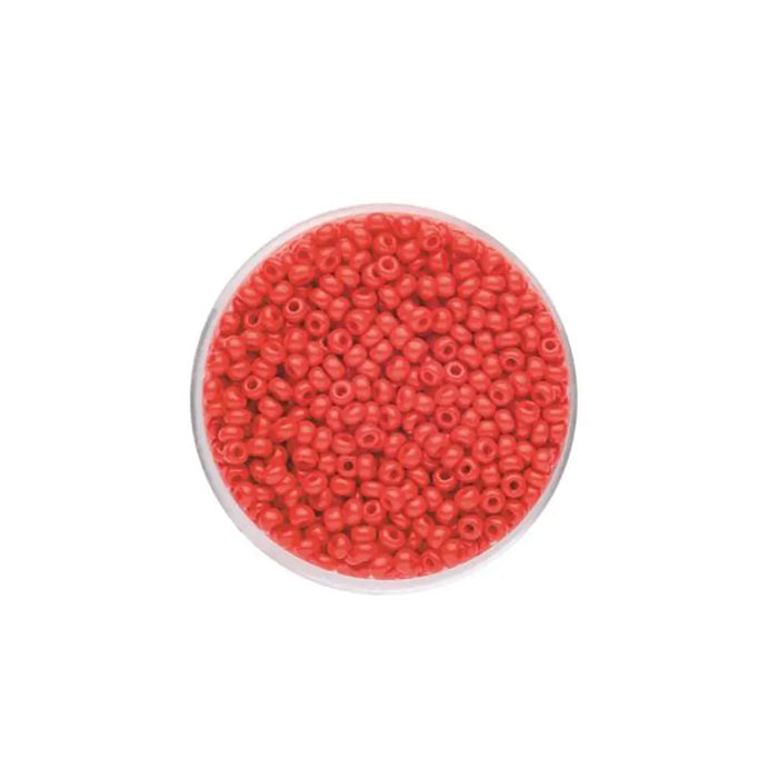 Rocaille Beads 2.6mm 17g, Luscious Coral